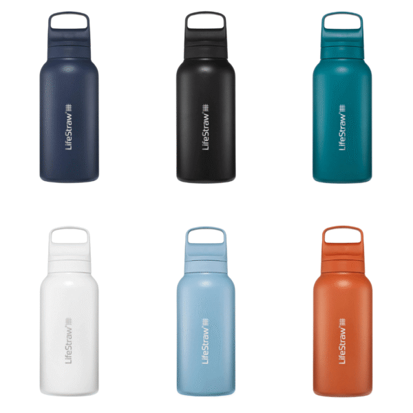Lifestraw GO 2.0 - 2-stage drikkeflaske - Vakuum rustfrit stål - 1 liter Lifestraw GO 2.0 - 2-stage drikkeflaske - Vakuum rustfrit stål - 1 liter