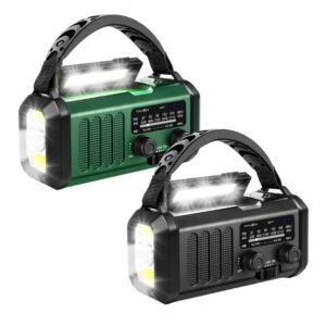 Nødradio FM Pro 20.000mAh - Håndsving - Solcelle Nødradio FM Pro 20.000mAh - Håndsving - Solcelle