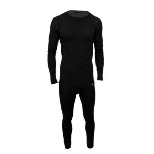 Uldundertøj sæt - Herre - 100% merino uld - Sort Uldundertøj sæt - Herre - 100% merino uld - Sort