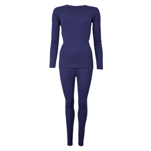 Uldundertøj sæt - Dame - 100% merino uld - Blå Uldundertøj sæt - Dame - 100% merino uld - Blå