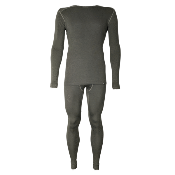 Uldundertøj sæt - Herre - 100% merino uld - Grøn Uldundertøj sæt - Herre - 100% merino uld - Grøn