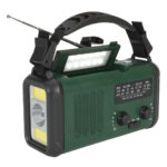 Nødradio FM Pro 10.000mAh - Håndsving - Solcelle
